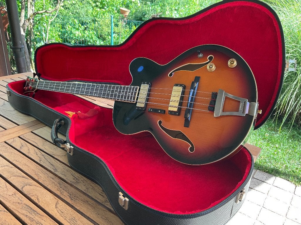 Ibanez AFB 200 brown burst 2008, Musique & Instruments, Instruments à corde | Guitares | Basses, Utilisé, Électrique, Enlèvement ou Envoi