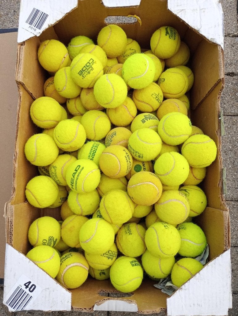 Gebruikte tennisballen, Sport en Fitness, Ophalen of Verzenden, Gebruikt