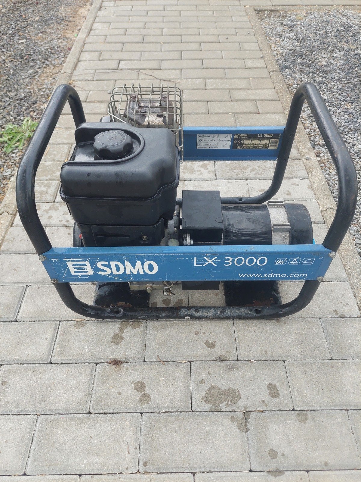 Sdmo lx 3000 stroomgroep, Enlèvement