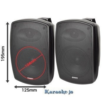 DAP EVO 4 - passieve 4-inch buiten speakers Zwart, TV, Hi-fi & Vidéo, Enceintes, Envoi, Neuf, Autres types