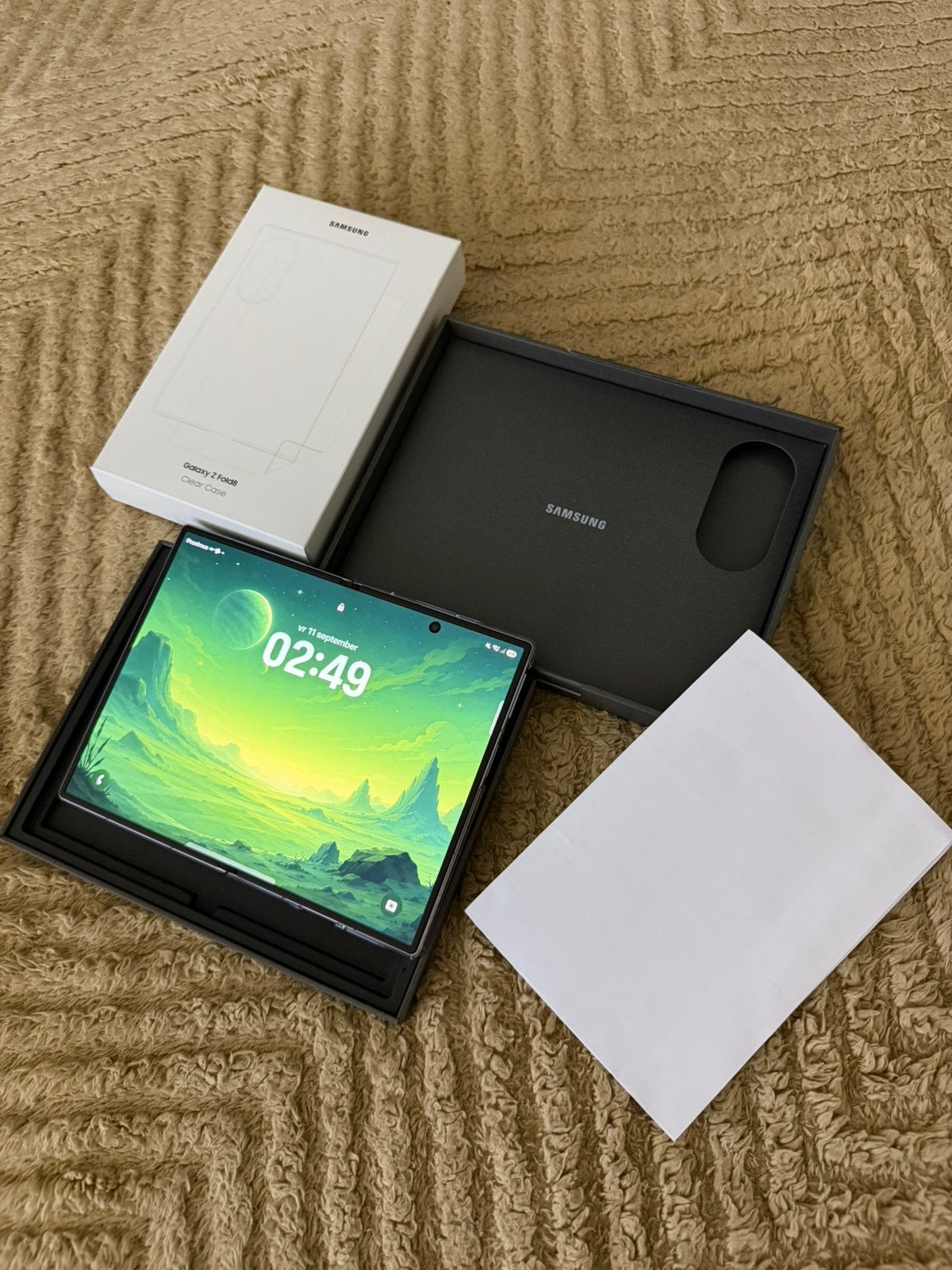 Samsung Galaxy Z Fold 8 Lavender 256GB ***NIEUW***, Telecommunicatie, Paars, Touchscreen, Nieuw, Ophalen of Verzenden