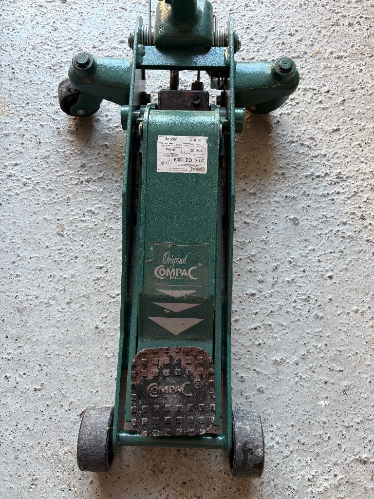 Compac 2 Ton Garagekrik – Professionele kwaliteit, Ophalen, Zo goed als nieuw, Hydraulisch, Garagekrik
