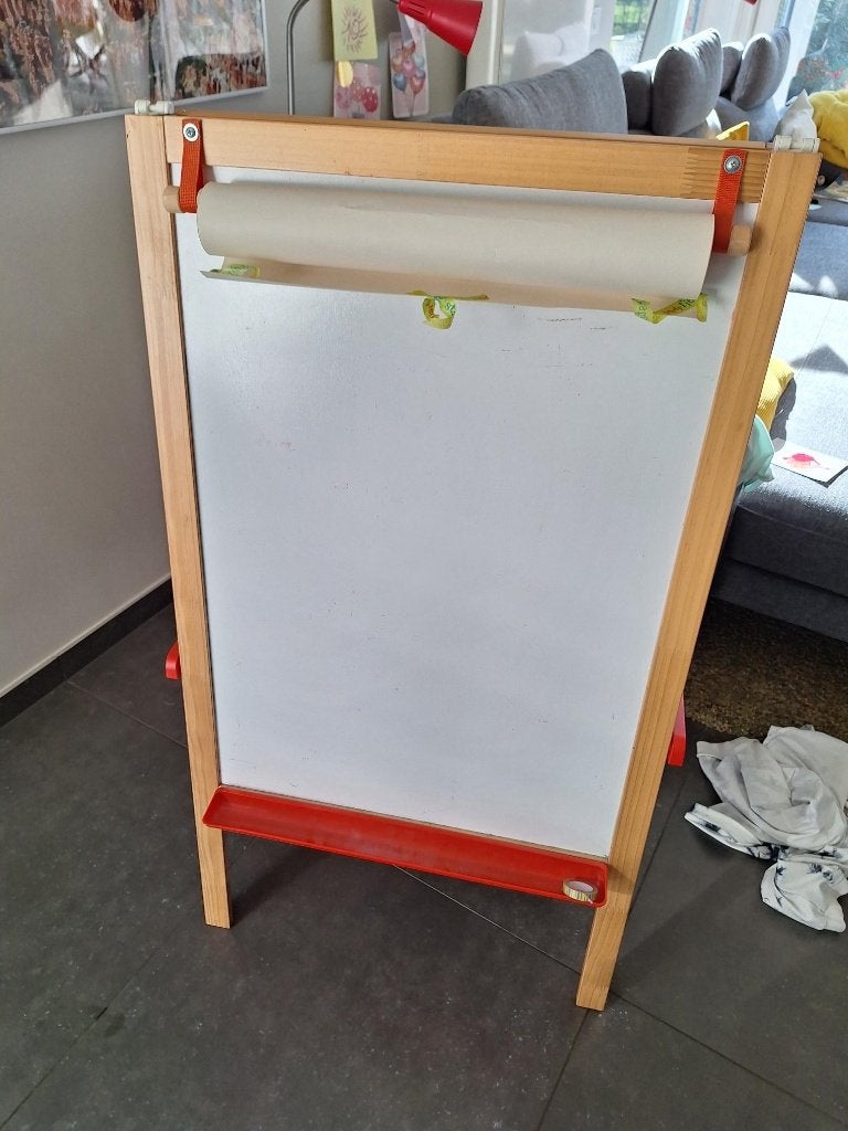 Ikea: dubbelzijdig tekenbord, Divers, Enlèvement, Utilisé, Tableau noir