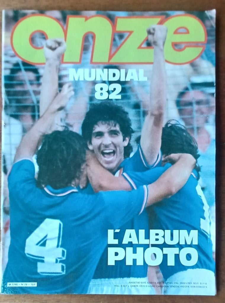 Onze/ juli 1982/ WK 1982/ Maradona/Platini/Ceulemans/Zico, Ophalen of Verzenden, Tijdschrift