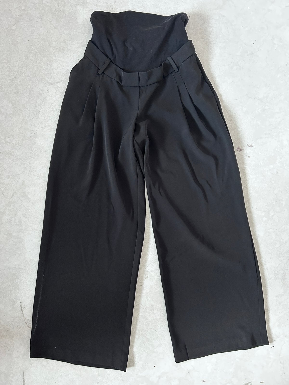 H&M Mama zwangerschapsbroek / wijde pantalon (maat M), Kleding | Dames, Zwangerschapskleding, Maat 38/40 (M), Zwart, Ophalen of Verzenden
