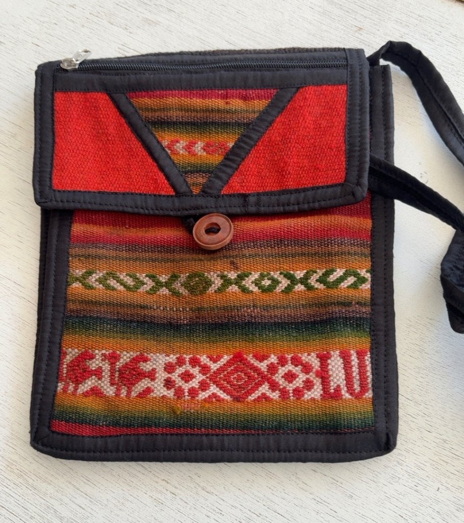 Nieuw Peruaans / Andes schoudertasje, Bijoux, Sacs & Beauté, Enlèvement ou Envoi, Comme neuf, Sac à bandoulière