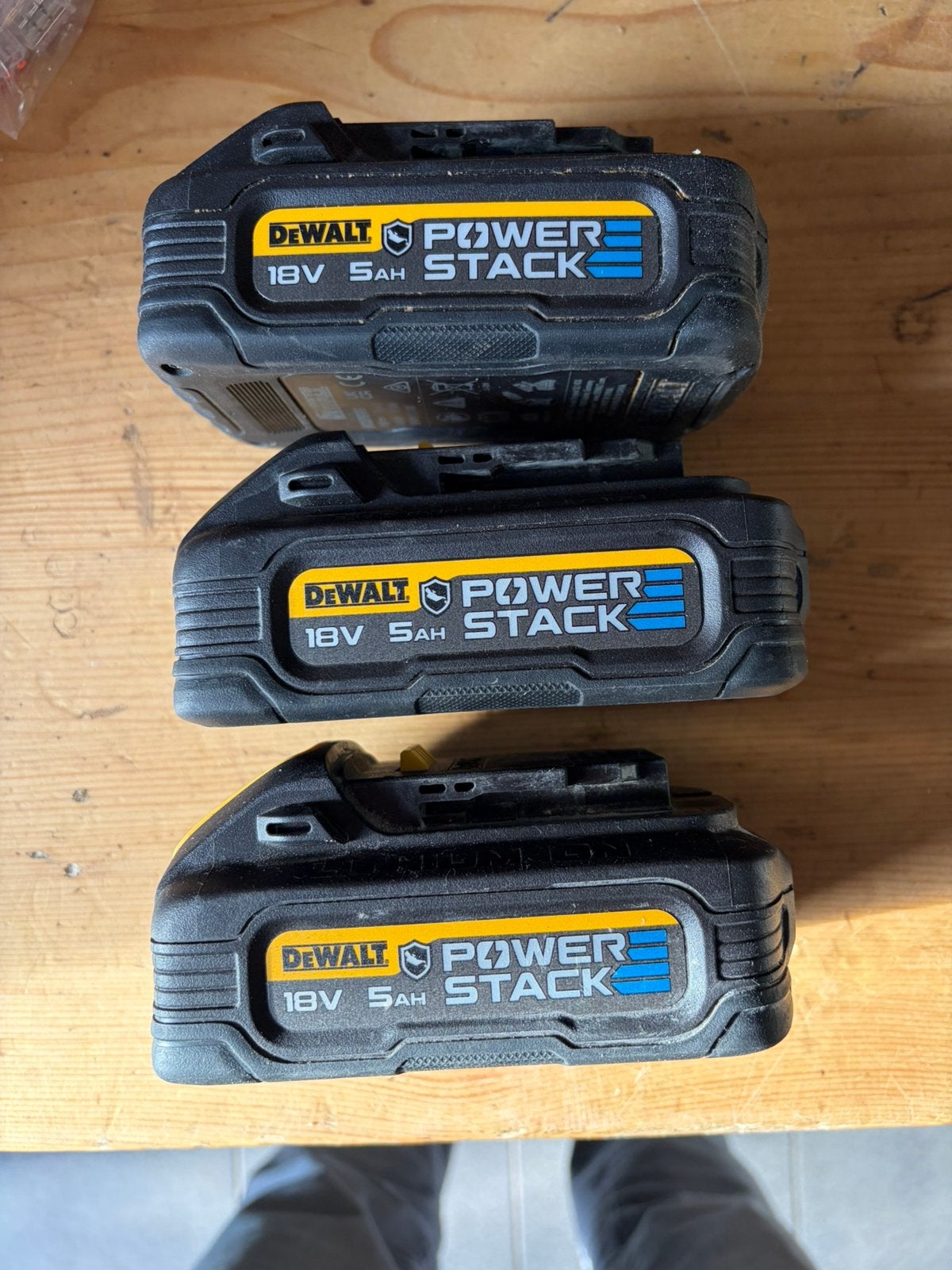 Dewalt 18v 3 x dcbp518G zwarte reeks, Enlèvement ou Envoi, Comme neuf