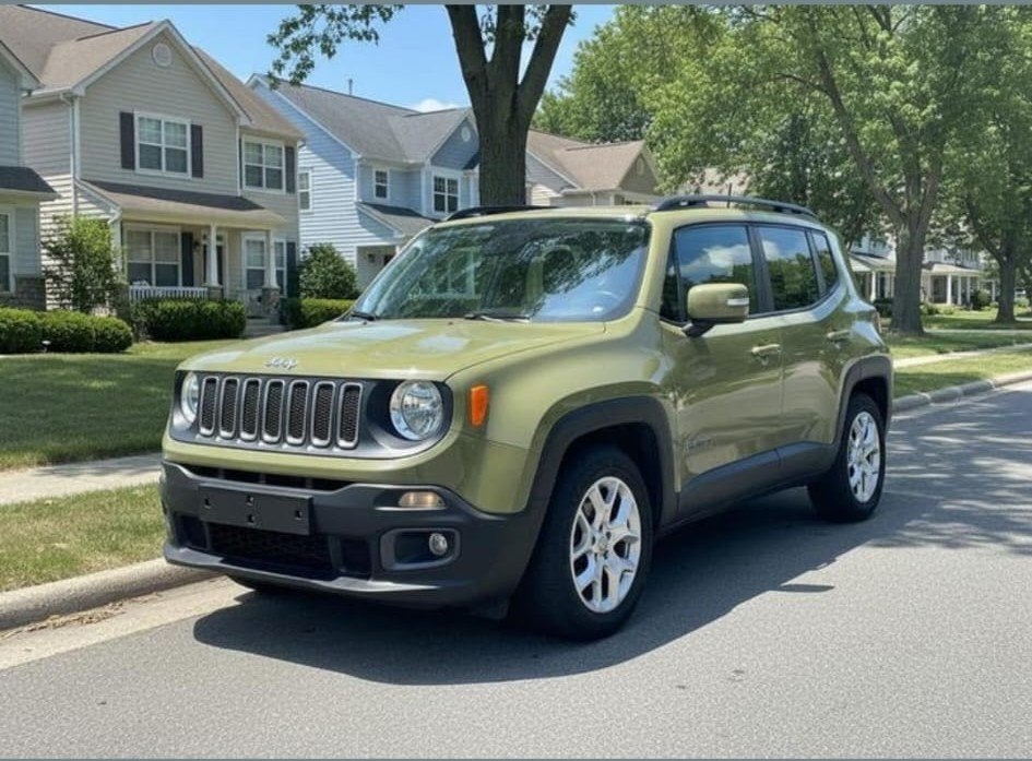 JEEP Renegade 1.6 DIESEL 2015 120200KM Manueel, Auto's, Jeep, Euro 5, Zwart, 1600 cc, Bedrijf
