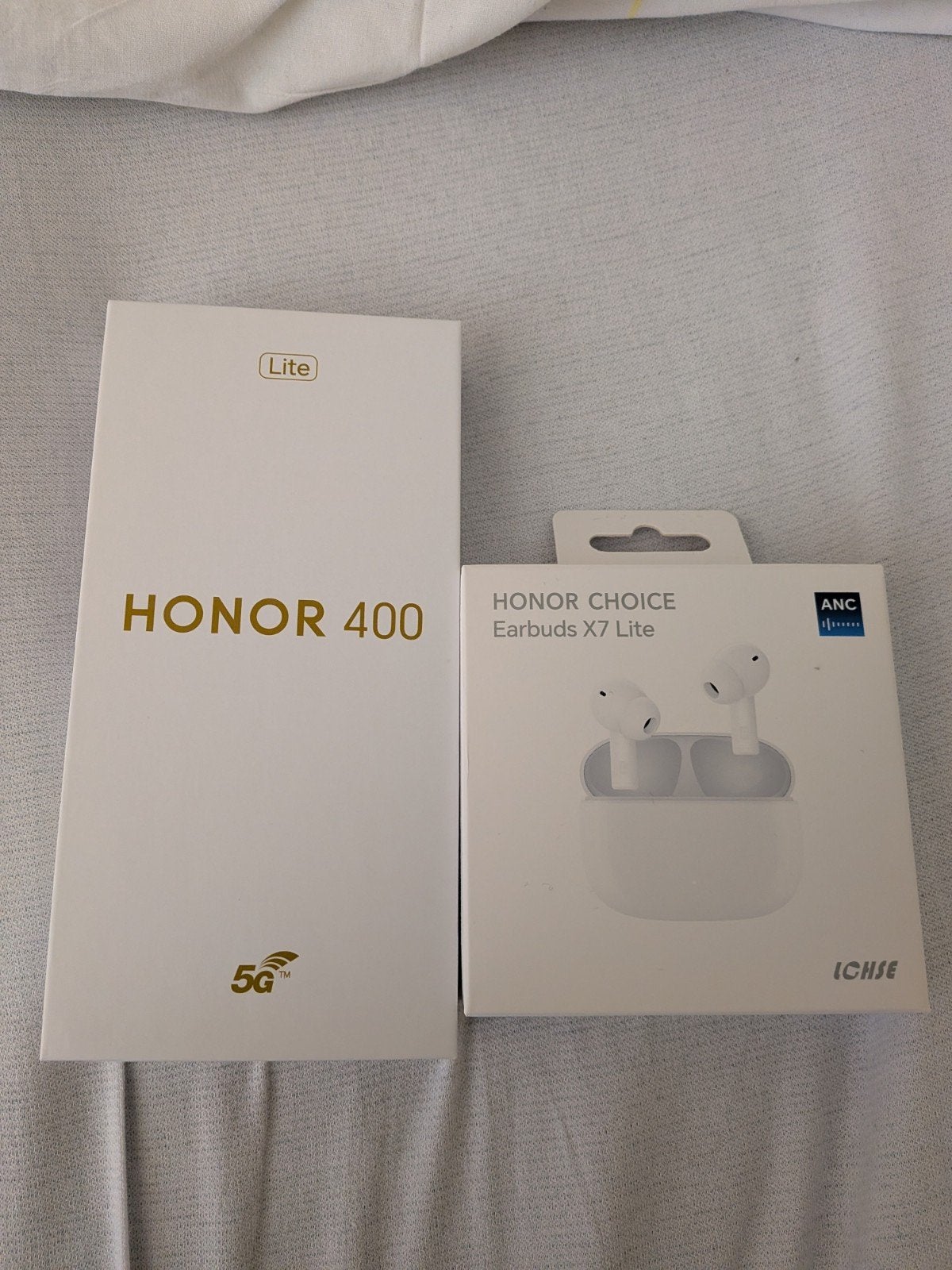 honor 400 lite /honor choice earbuds X7 lite wit  nieuw!!!!!, Ophalen