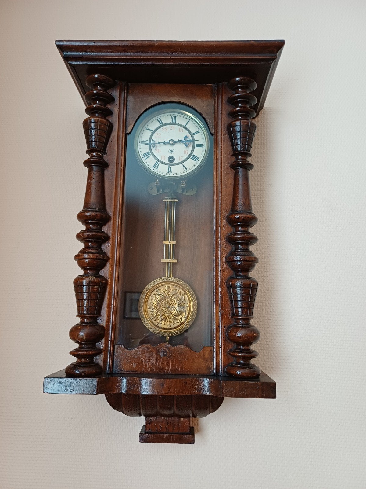Horloge murale ancienne, Ophalen