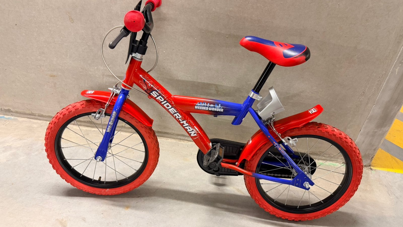 Spiderman-fiets, Fietsen en Brommers, Fietsen | Kinderfietsjes, Ophalen, Zo goed als nieuw