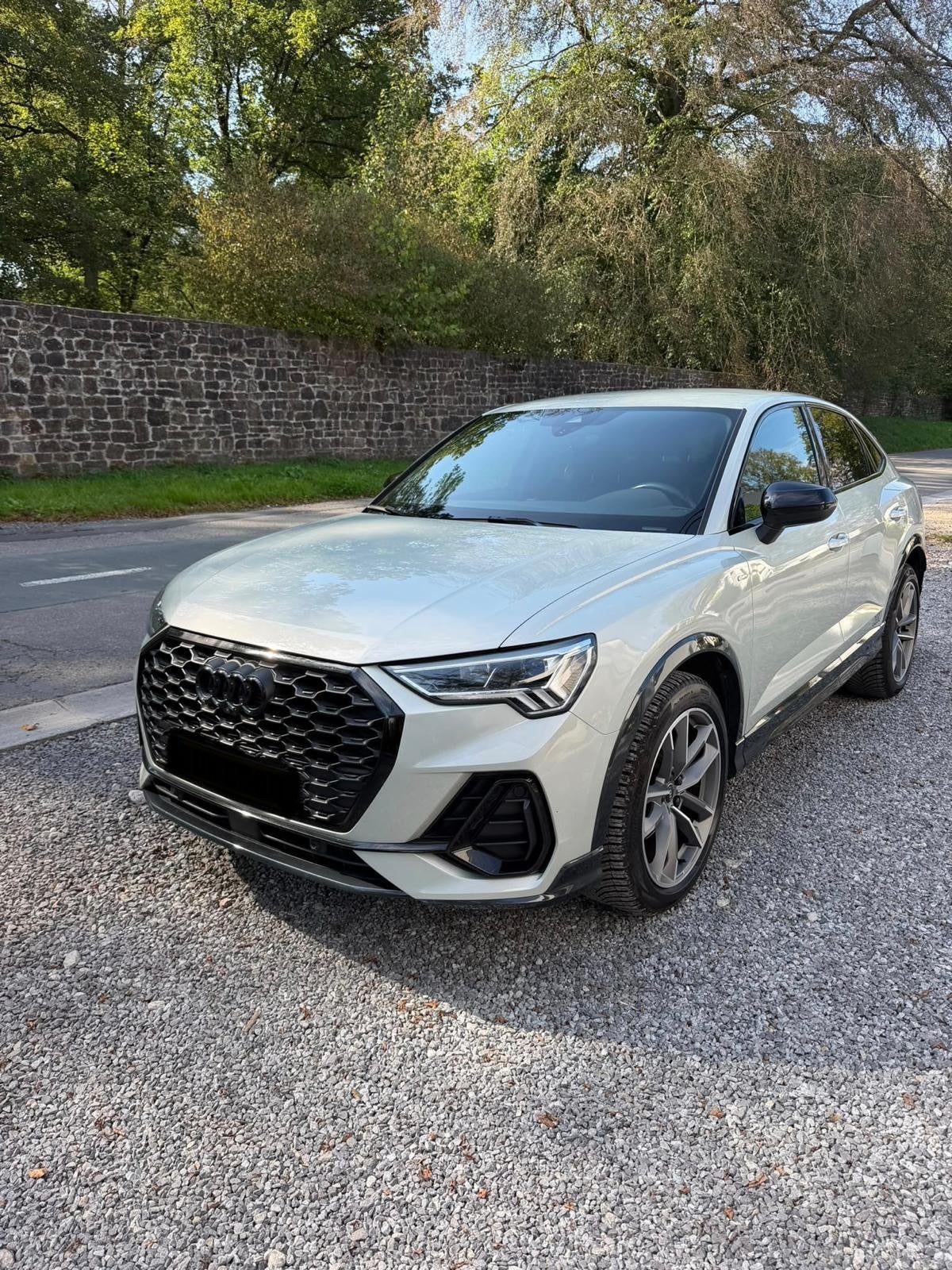 AUDI Q3 SPORTBACK S-LINE S-TRONIC 2.0 TDI CAM 360 CUIR FULL!, Autos, Cuir, Argent ou Gris, Achat, Entretenue par le concessionnaire