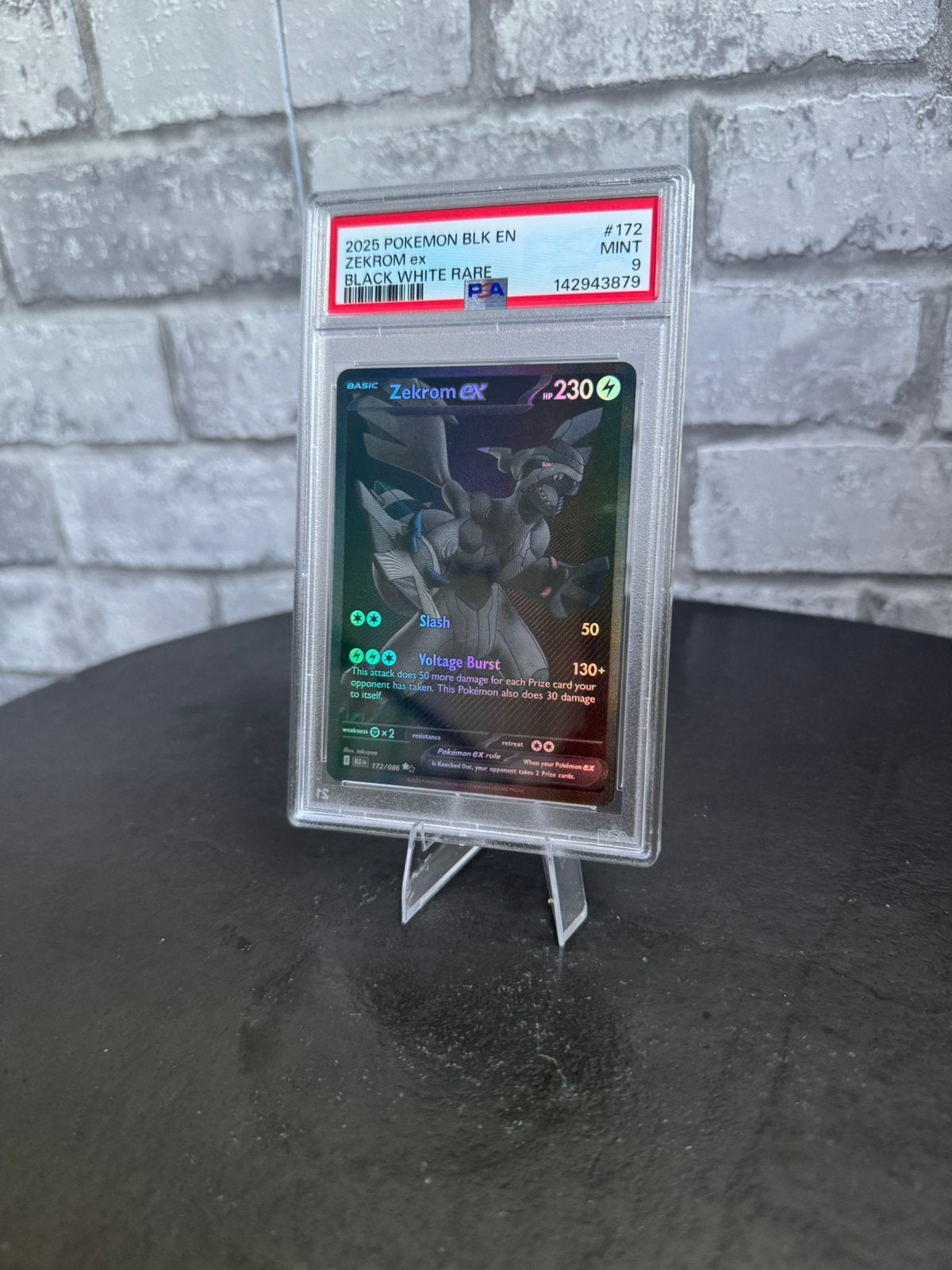 Zekrom ex #172 psa 9, Ophalen of Verzenden, Zo goed als nieuw