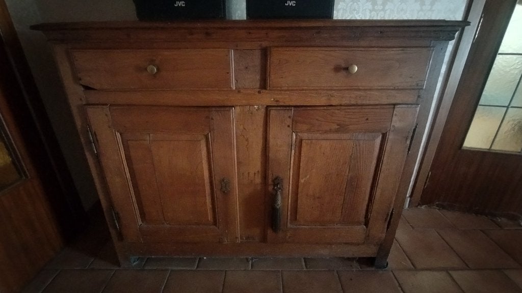 Commode ancienne type meuble de ferme, 25 à 50 cm, 100 à 150 cm, Enlèvement, Utilisé