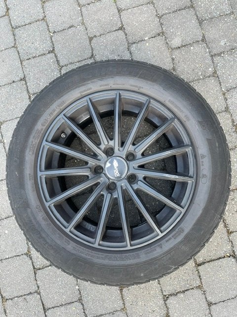Velgen + winterbanden, Auto-onderdelen, Banden en Velgen, Ophalen, Gebruikt, Banden en Velgen, 17 inch