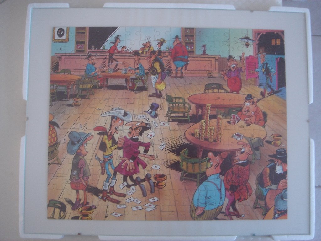 Lucky Luke puzzel, Ophalen, Minder dan 500 stukjes, Zo goed als nieuw, Legpuzzel