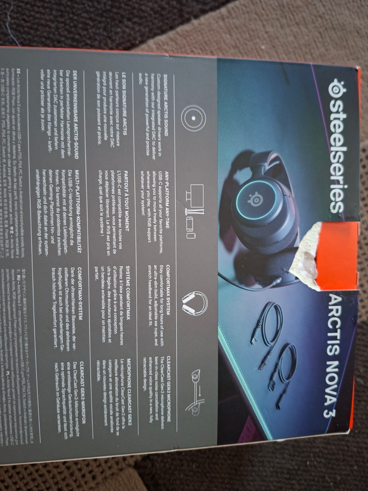 Steelseries Arctis, Audio, Tv en Foto, Hoofdtelefoons, Ophalen of Verzenden, Zo goed als nieuw, Steelseries, Zwart