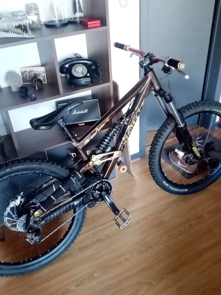 Dh, Vélos & Vélomoteurs, Moins de 10 vitesses, Enlèvement, Utilisé, Frein à disque