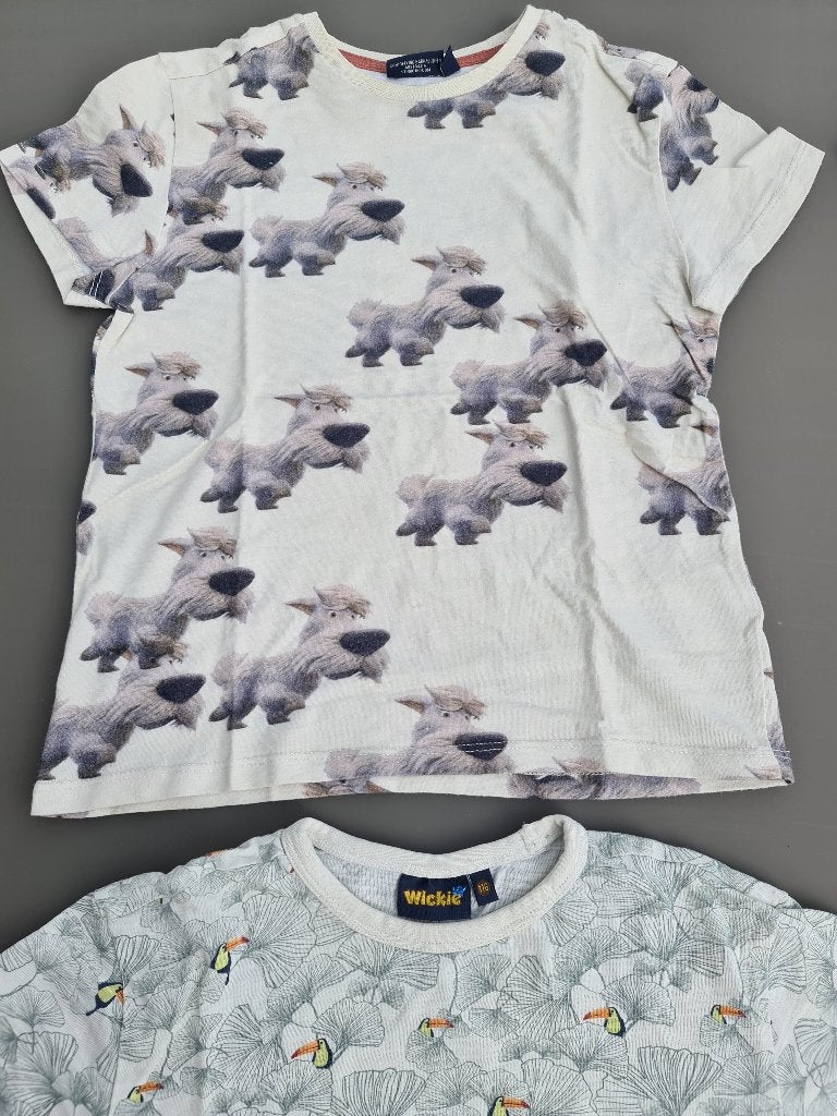 t-shirt met hond, Wolf, 116, Ophalen, Zo goed als nieuw