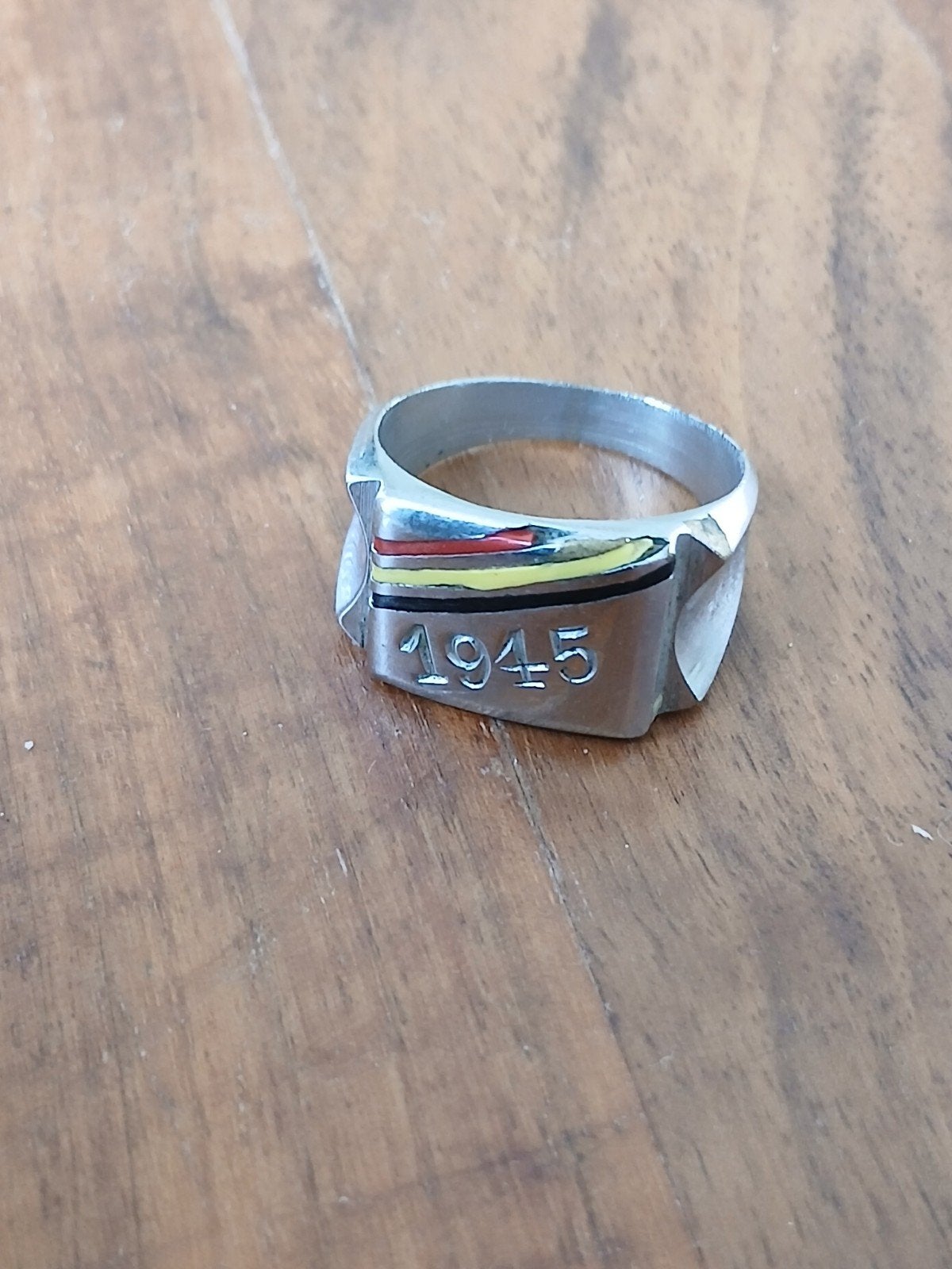 Belgische patriot of veteranen zegelring 1945, Ophalen of Verzenden