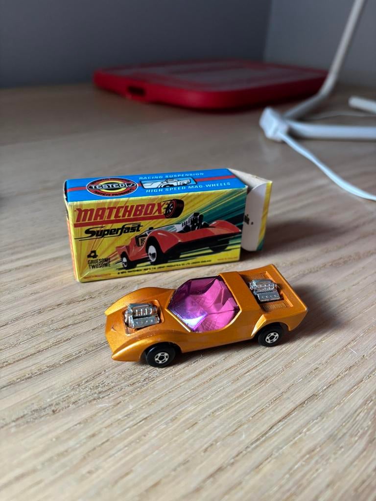 Matchbox superfast no 4 Gruesome Twosome, Verzenden, Zo goed als nieuw, Matchbox