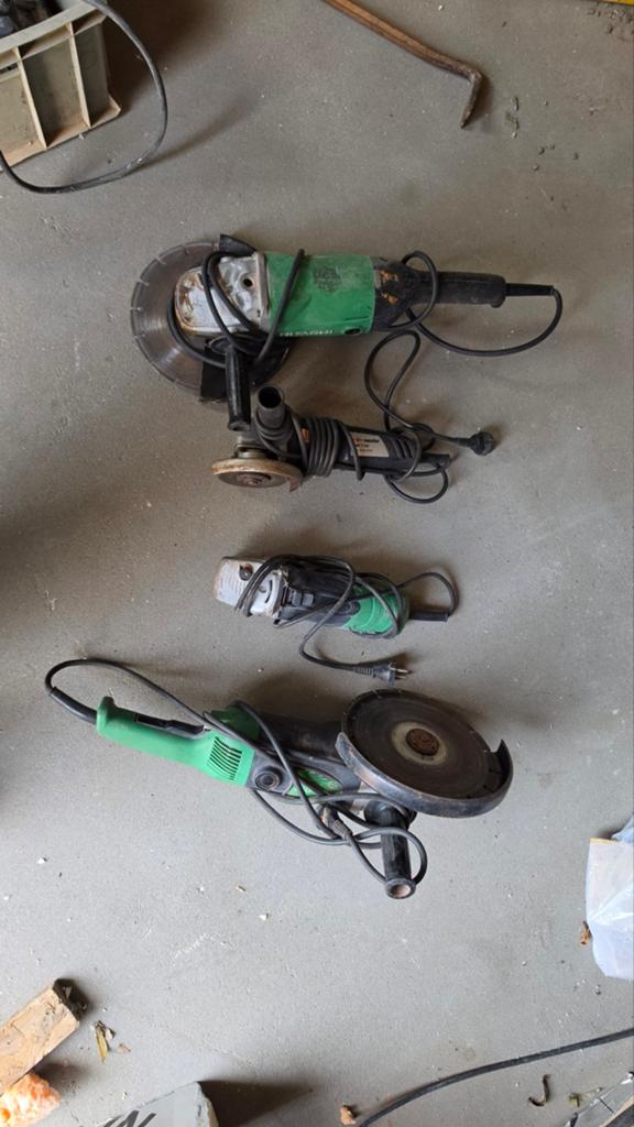 Slijpmachine, Hitachi, makita , hilti, Doe-het-zelf en Bouw, Gereedschap | Slijpmachines, Ophalen