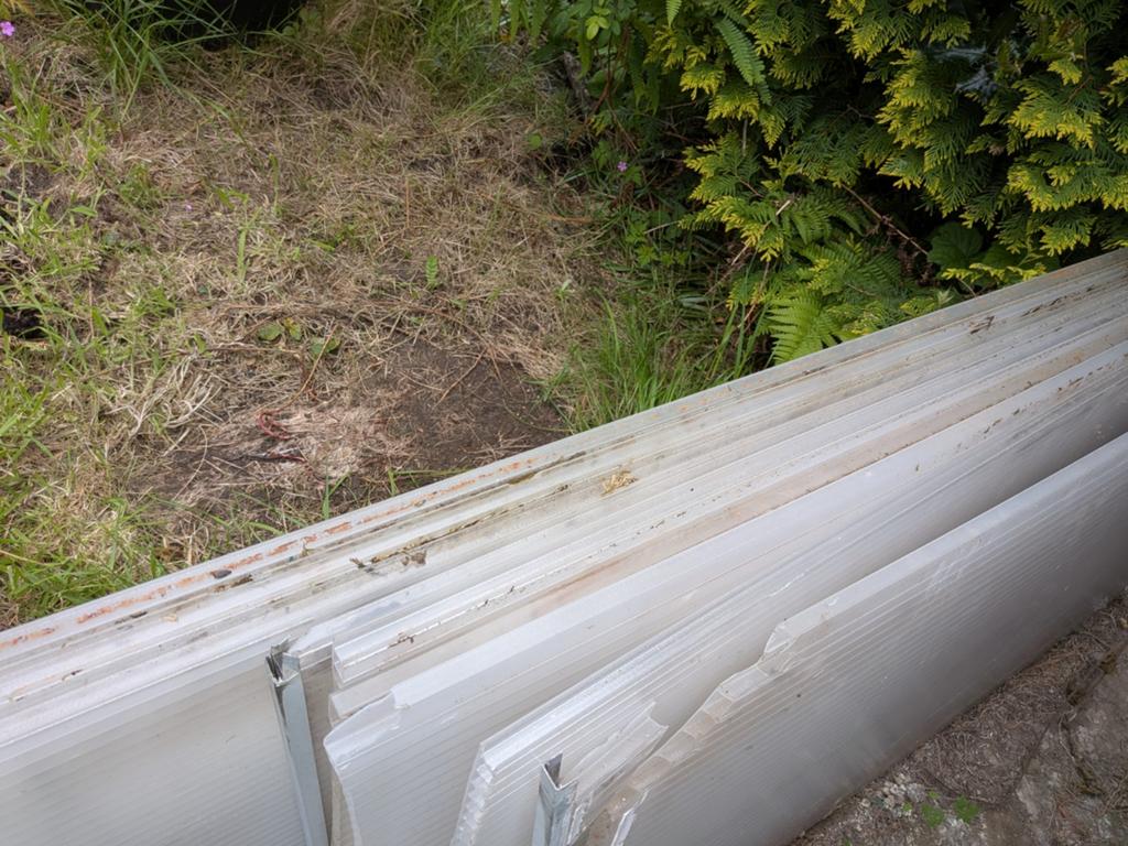 Polycarbonaat platen, Doe-het-zelf en Bouw, Platen en Panelen, Ophalen, Gebruikt