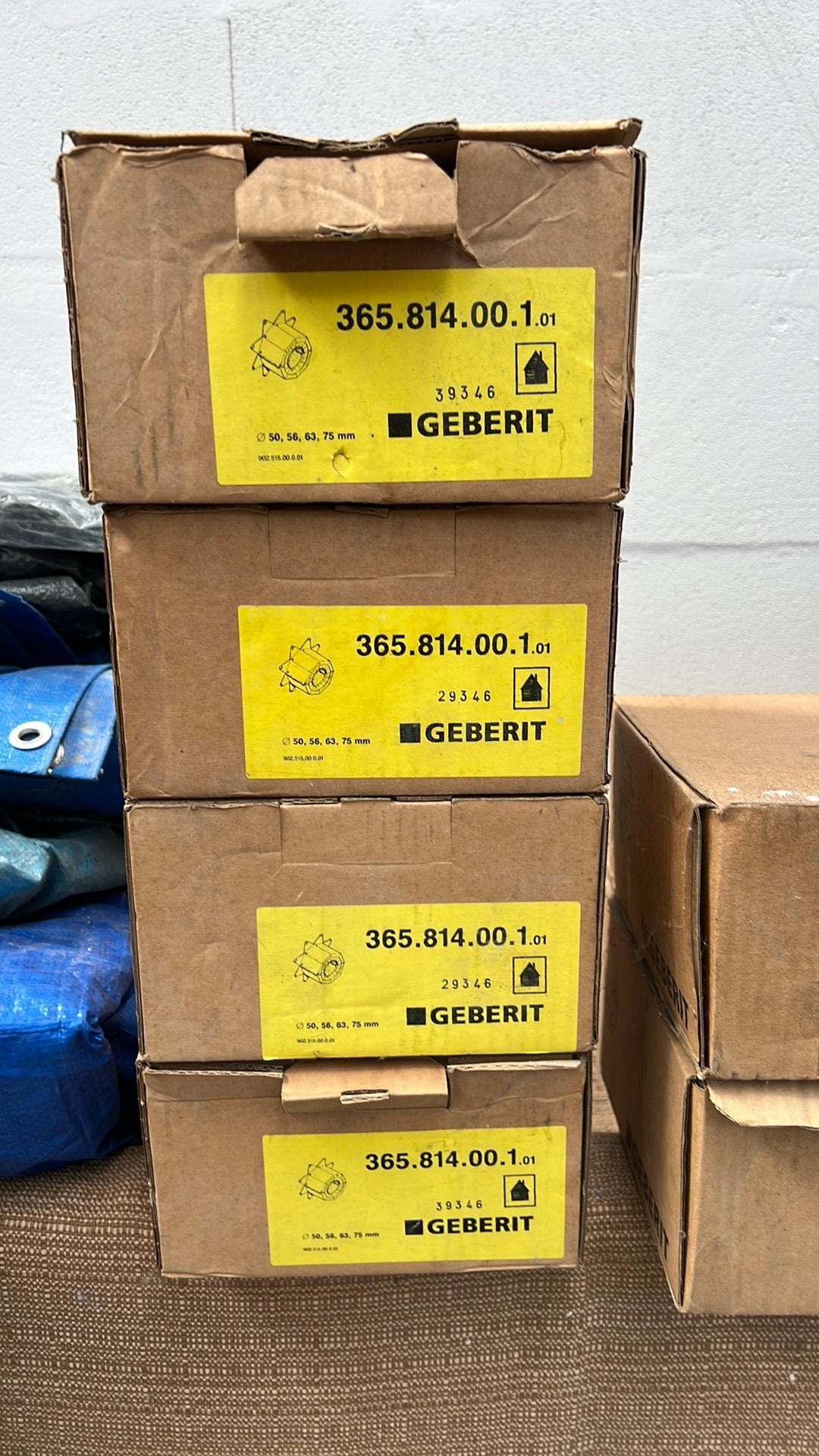Geberit brandmoffen, Doe-het-zelf en Bouw, Ophalen, Zo goed als nieuw