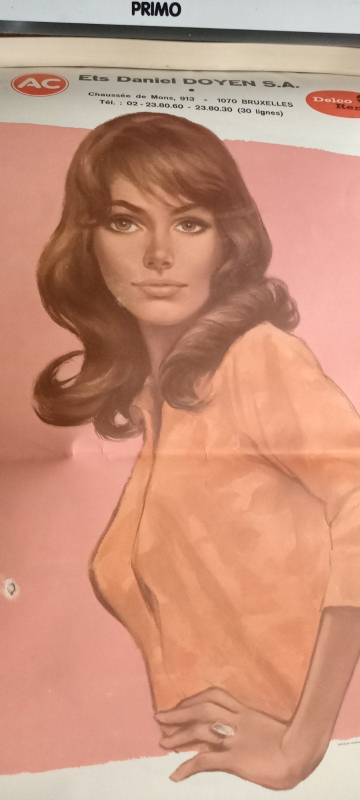 calendrier publicitaire 1972, Enlèvement ou Envoi, Utilisé, Panneau publicitaire