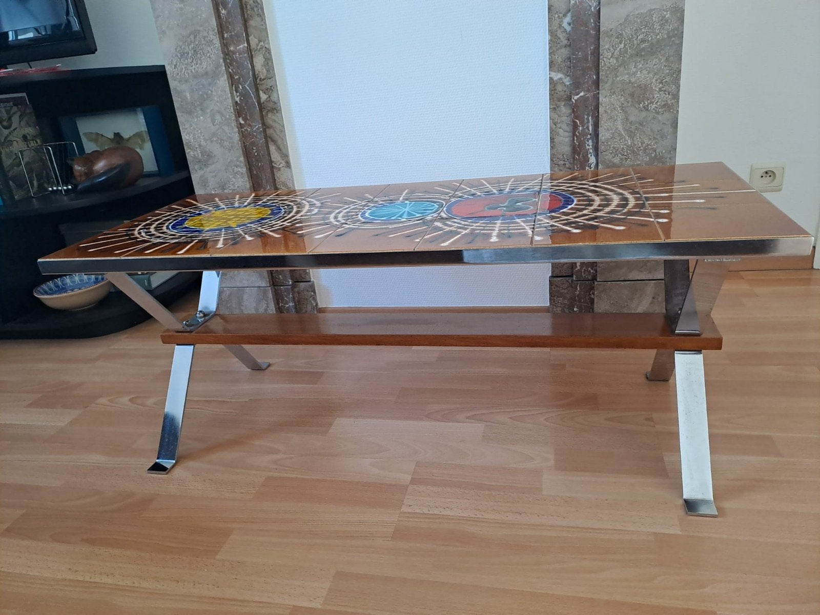 vintage mid-century modern salontafel, Art nouveau, Ophalen