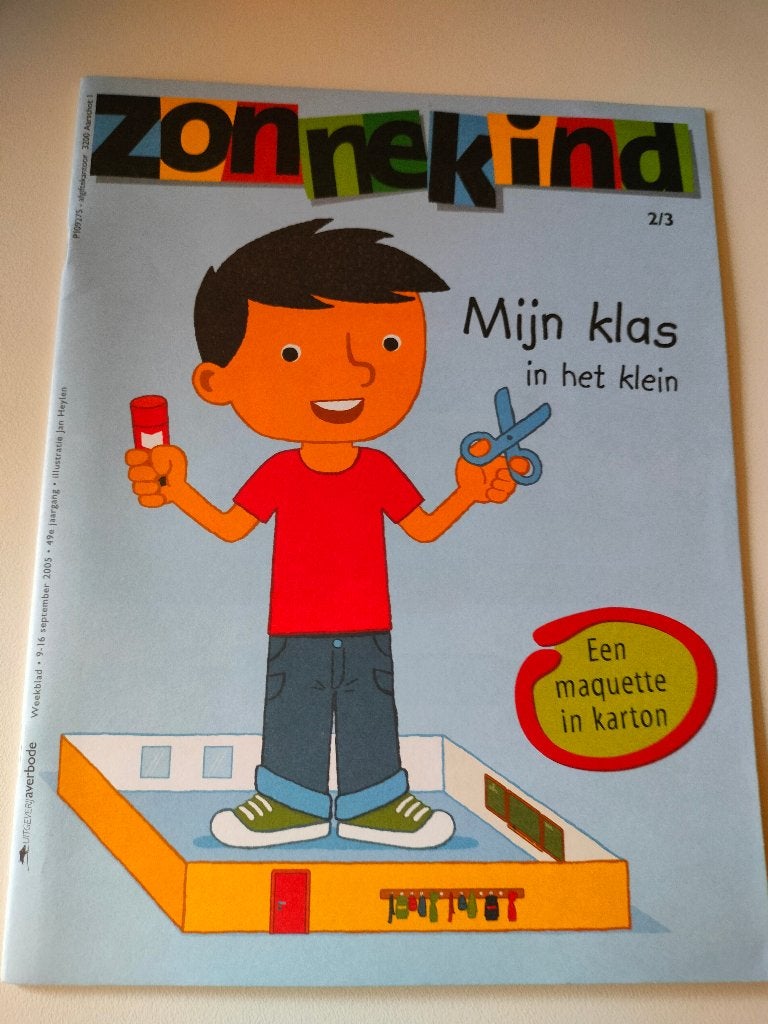 Zonnekind mijn klas kinderen jeugd maquette kaartjes, Enlèvement ou Envoi, Comme neuf