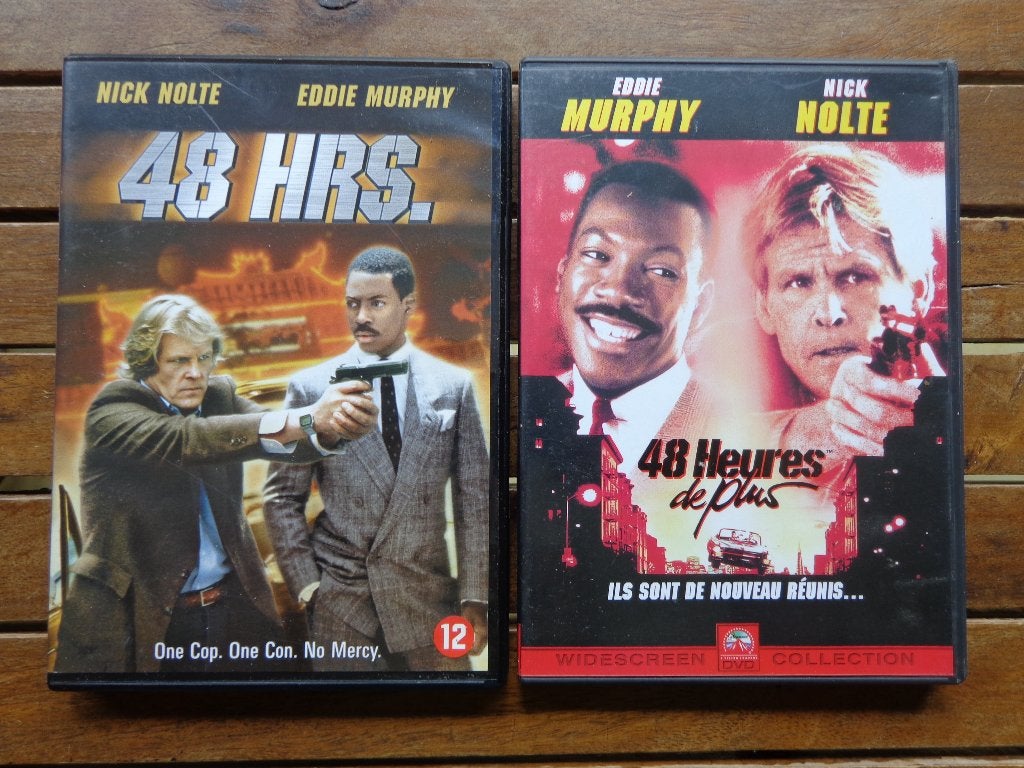 )))   48 Heures  //  48 Heures de Plus   (((, Alle leeftijden, Actiethriller, Ophalen of Verzenden, Zo goed als nieuw