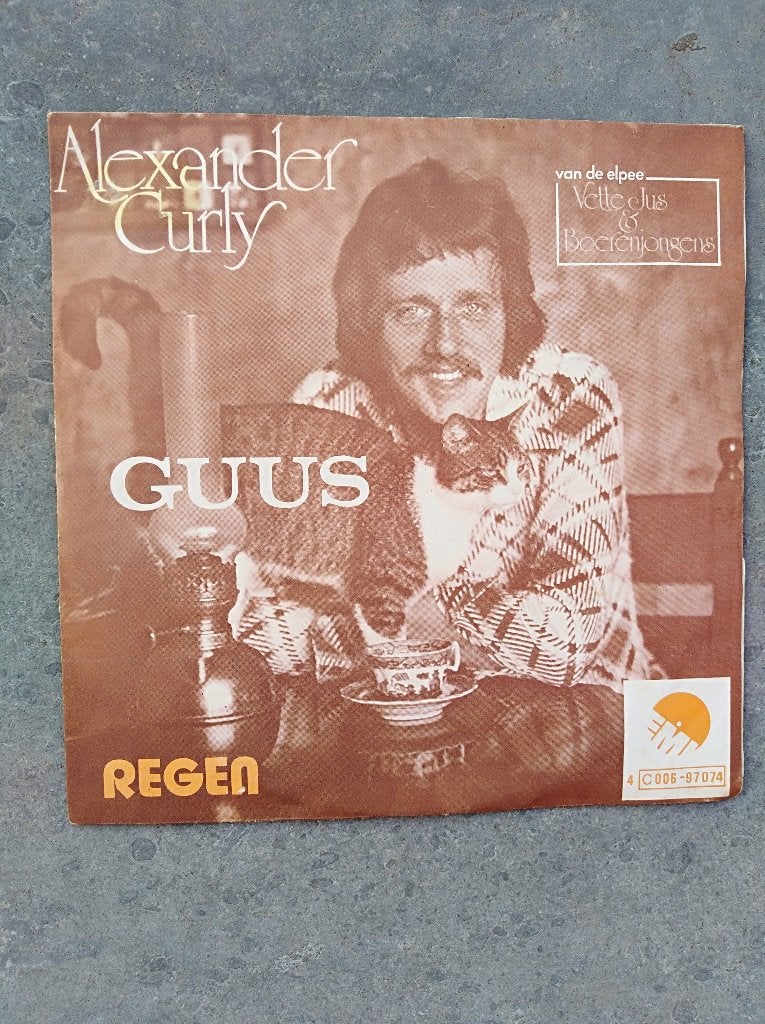 †Alexander Curly: "Guus"/Alexander Curly-SETJE!, Pochette photo, Enlèvement ou Envoi