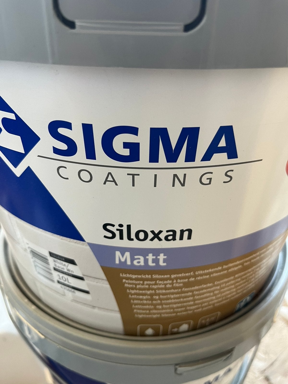 SIGMA Siloxan Matt - buitengevel verven, Ophalen, Zo goed als nieuw, Verf