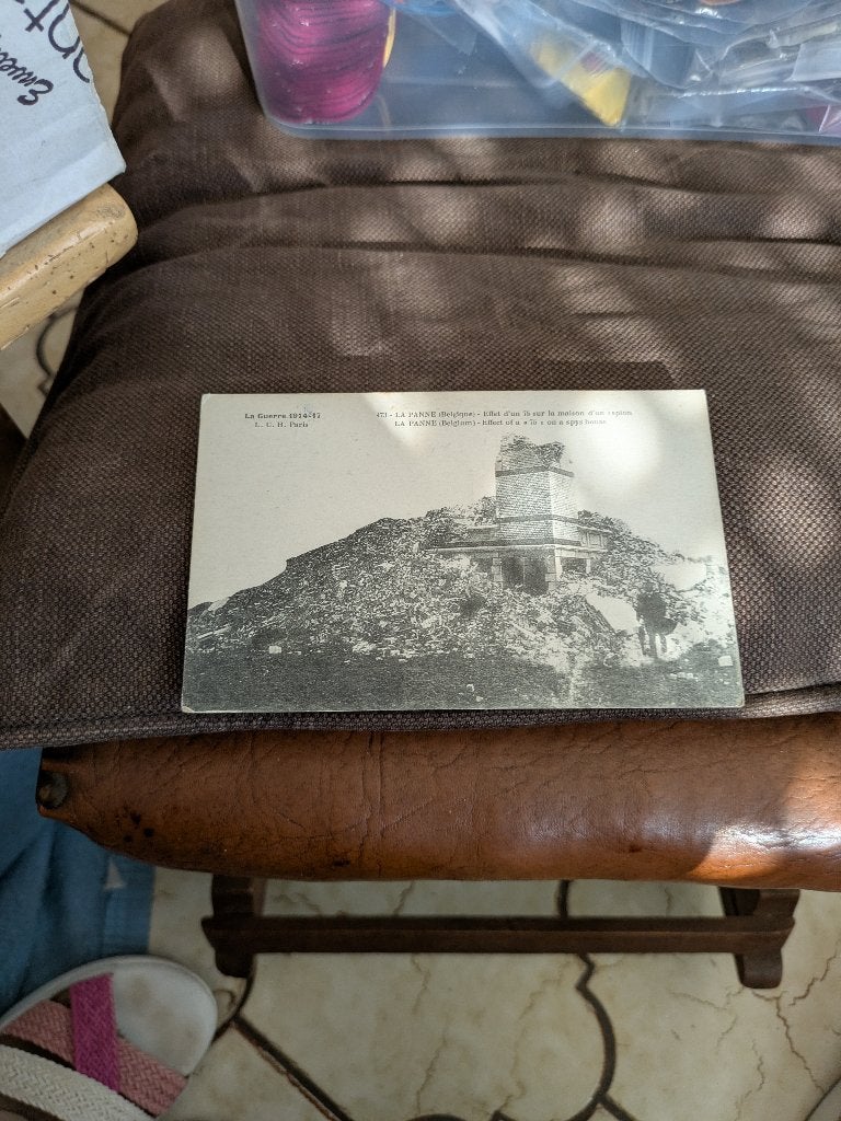 La Panne - la guerre 1914, Enlèvement ou Envoi, Armée de terre, Photo ou Poster