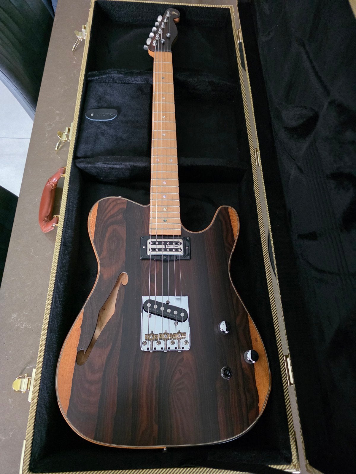 De Haan Signature Telemaster, Ophalen, Zo goed als nieuw, Semi-solid body