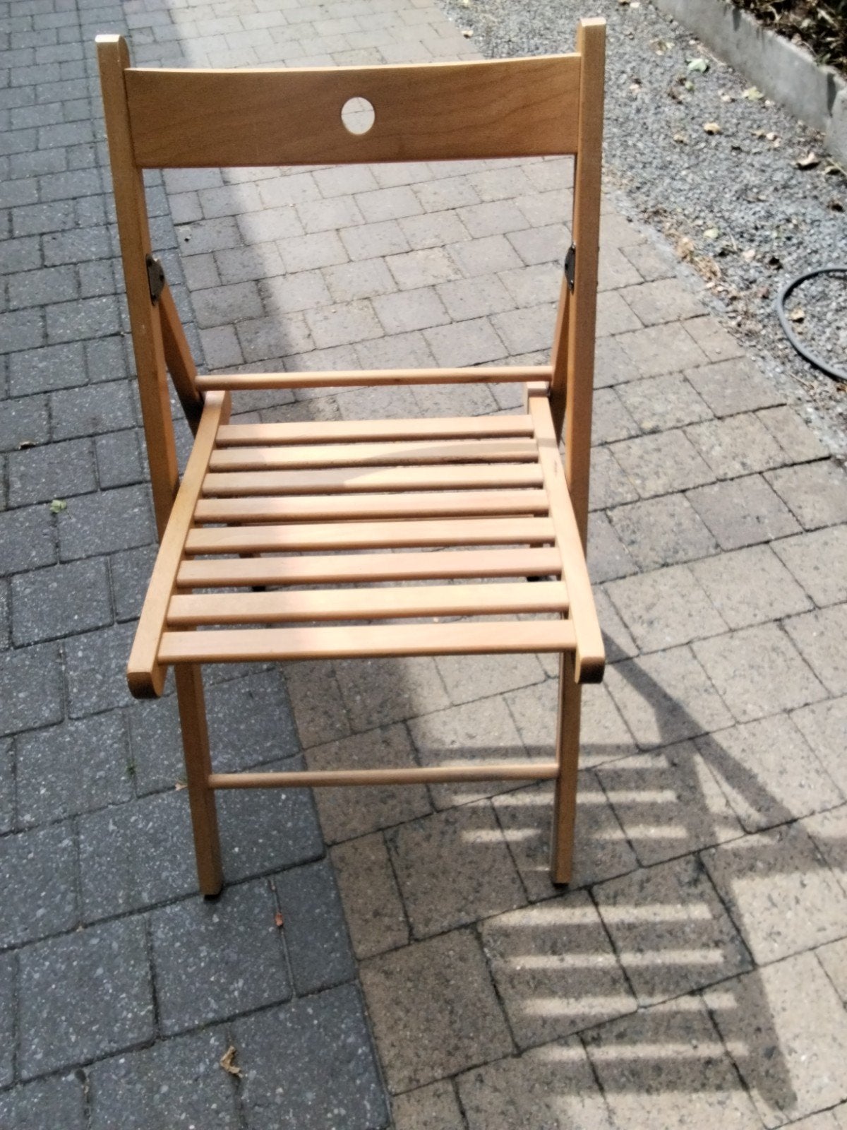 lichthouten klapstoelen 4 stuks, Huis en Inrichting, Ophalen, Gebruikt