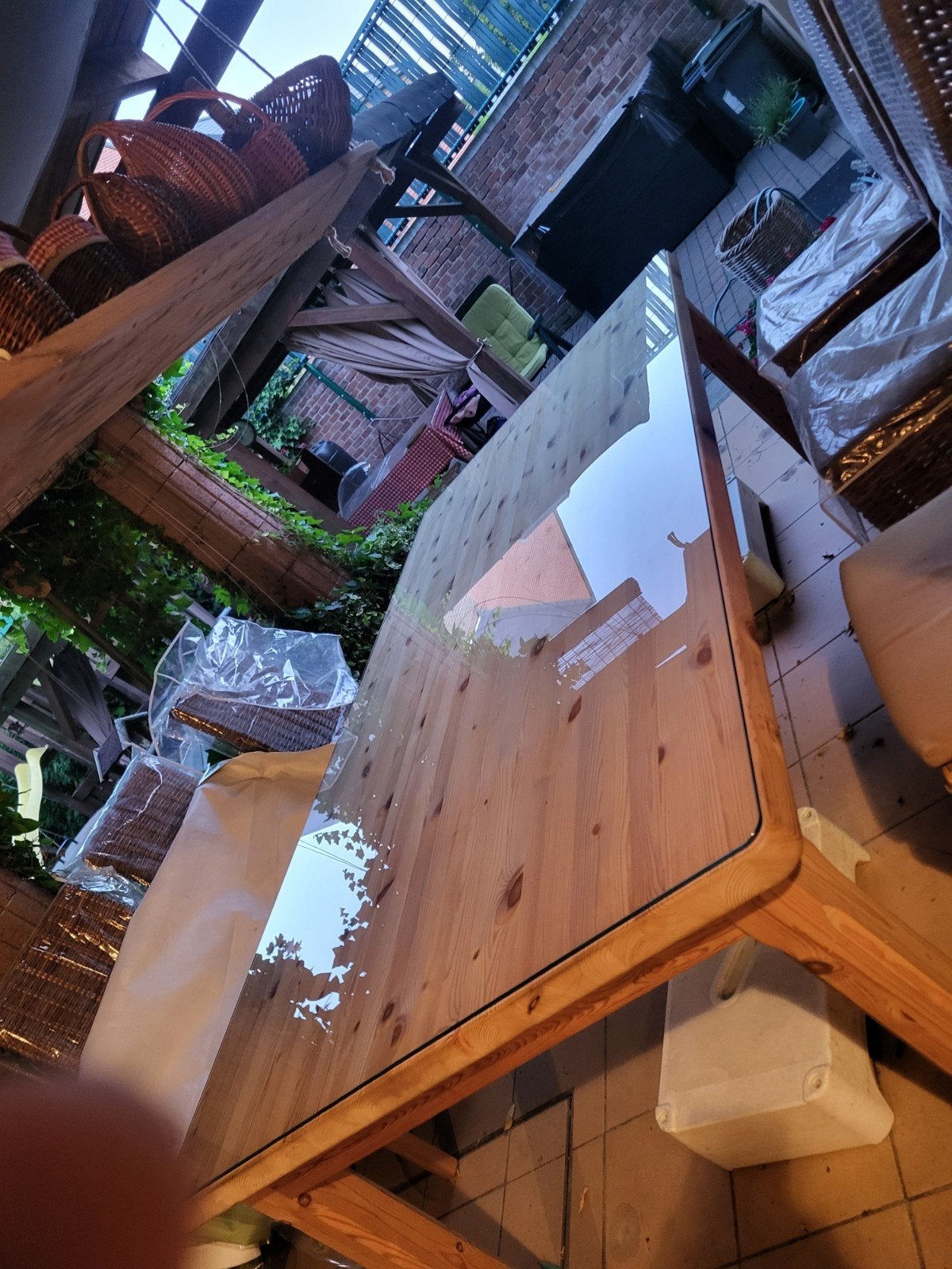 Grande table salle à manger famille nombreuse, Enlèvement