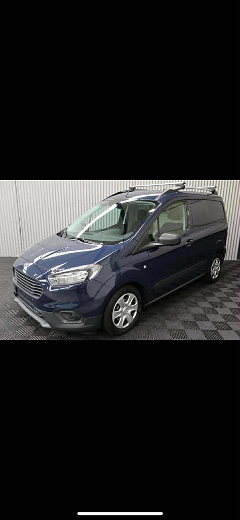 Ford Transit Courier, Auto's, Monovolume, Euro 6, Blauw, Handgeschakeld