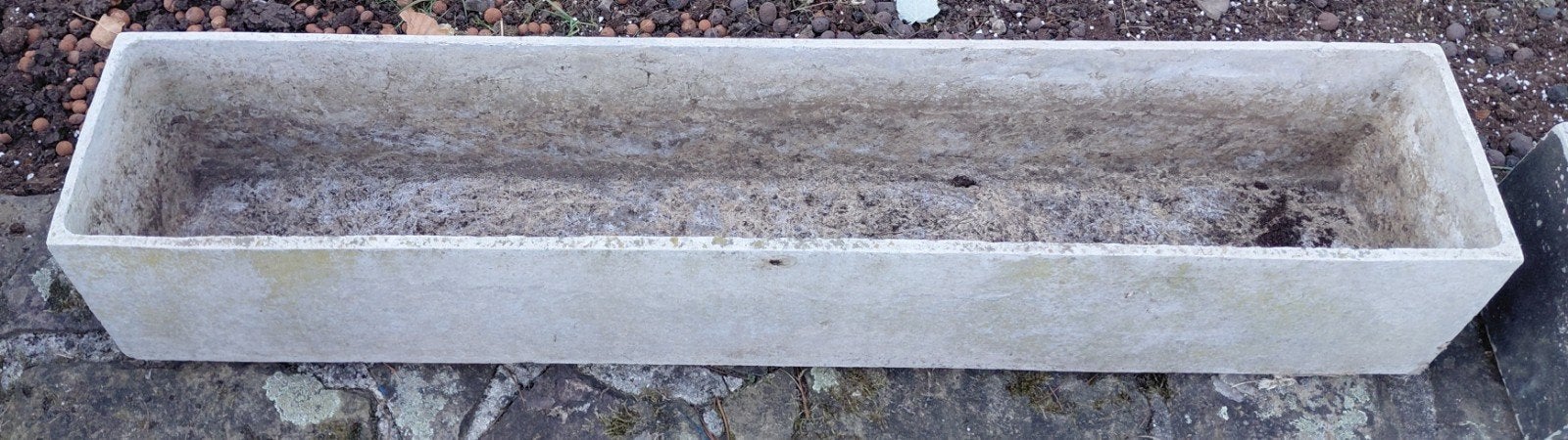 Bac à fleurs/jardinière en béton 60 cm, Enlèvement, Béton