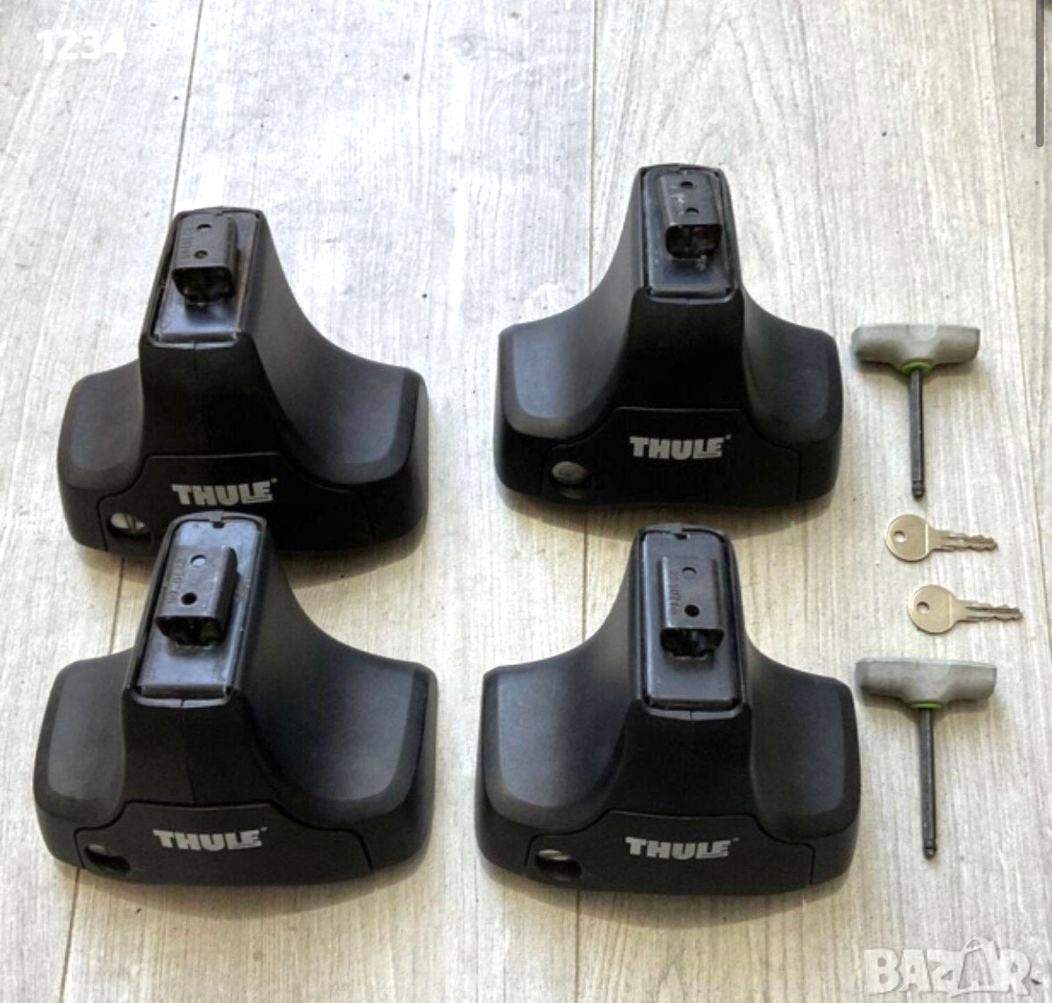 Thule Rapid System 754 voetenset, Auto diversen, Dakdragers, Ophalen, Zo goed als nieuw