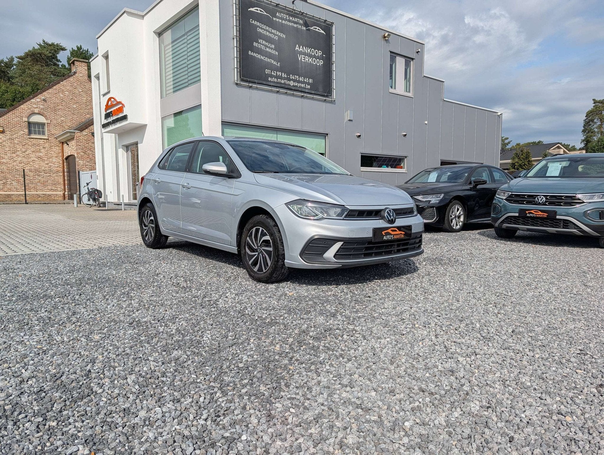 Volkswagen Polo 1.0 TSI | CAMERA | NAVI/CARPLAY | FRONT+LANE, Argent ou Gris, Achat, Entreprise, Noir