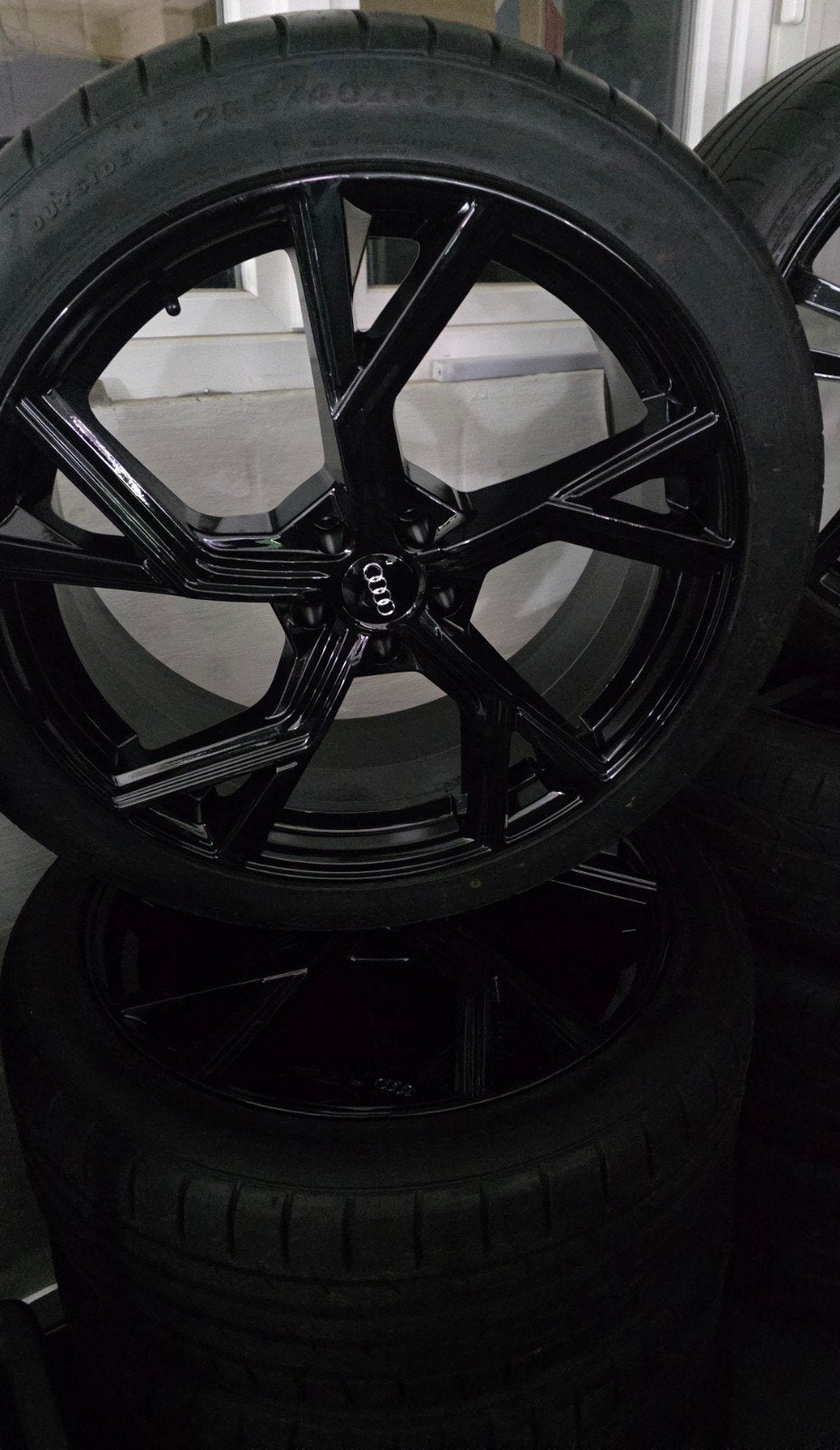 Heel mooie sportieve 21" Audi set met heel goede zomerbanden, Auto-onderdelen, Ophalen, Banden en Velgen