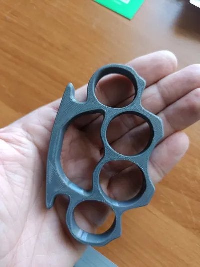 PLA boksbeugel knuckleduster decoratief, Ophalen of Verzenden, Zo goed als nieuw