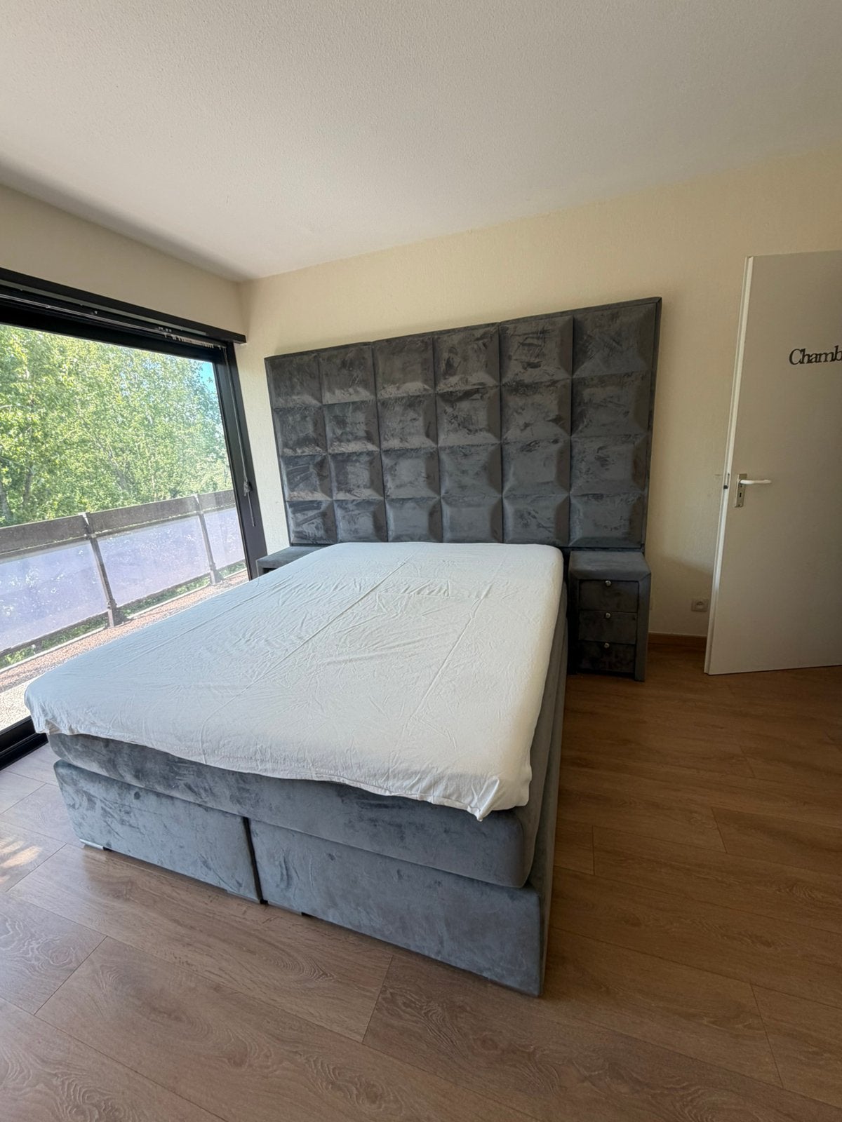 Lit springbox 1m80 sur 2m, Enlèvement, Comme neuf