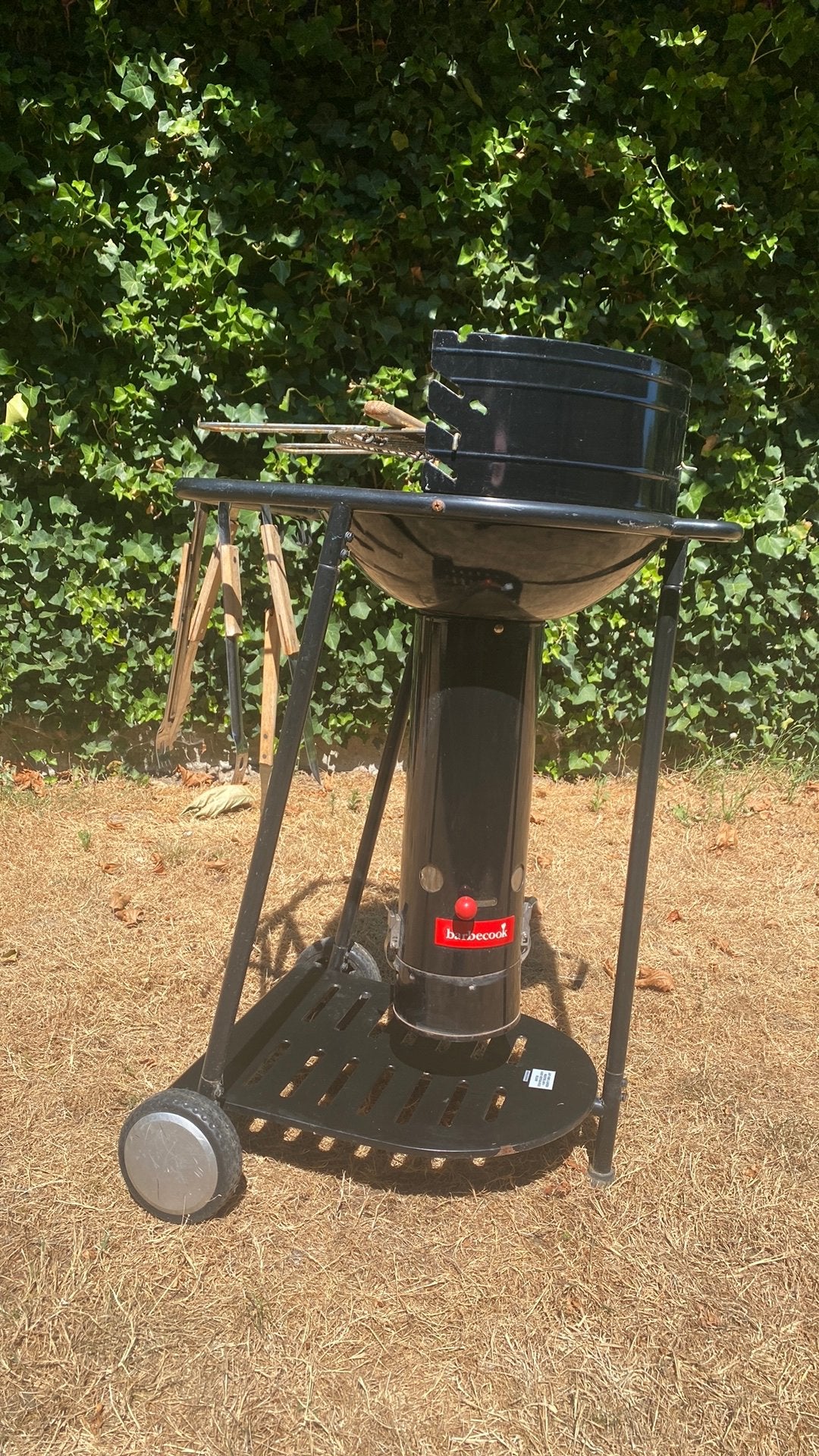 Barbecue noir avec set Barbecook, Enlèvement, Utilisé