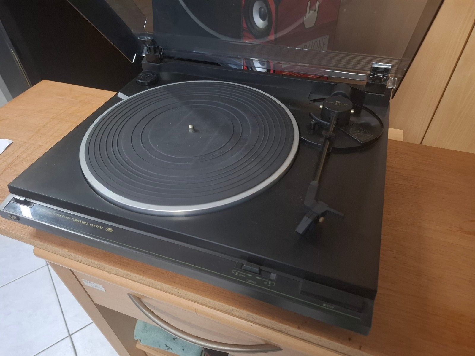 prachtige platenspeler jvc nieuwe naald koopje, Ophalen, Platenspeler