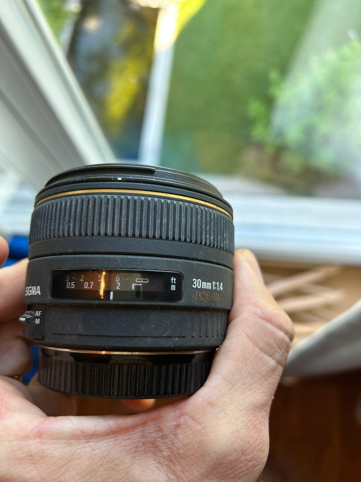 Sigma 30mm f/1.4 EX DC HSM voor Canon EF/EF-S., Audio, Tv en Foto, Foto | Lenzen en Objectieven, Ophalen, Gebruikt, Canon, Autofocus