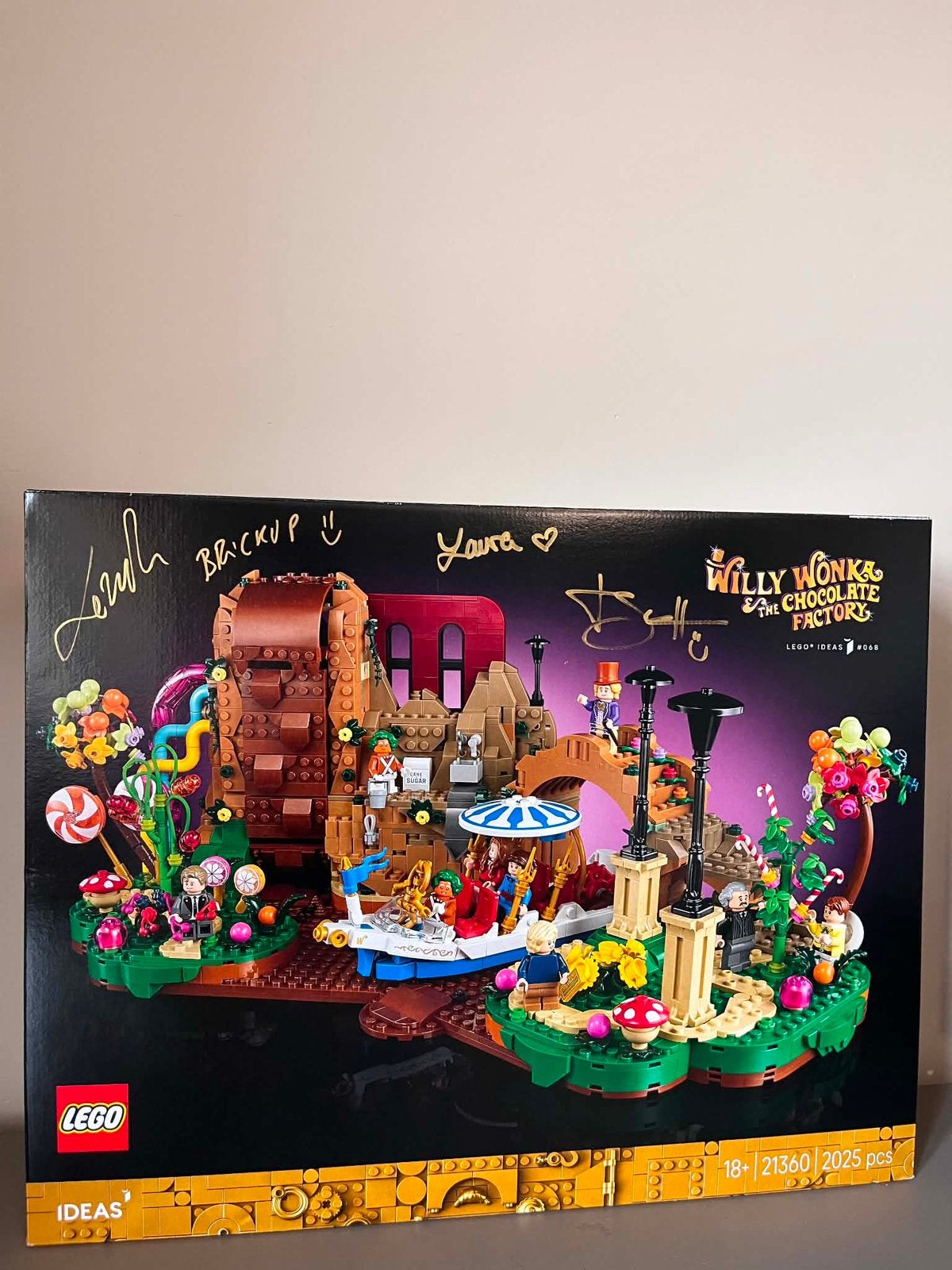 Gesigneerde!!!Willy Wonka & Chocolate Factory (sealed), Neuf, Enlèvement ou Envoi, Lego, Ensemble complet
