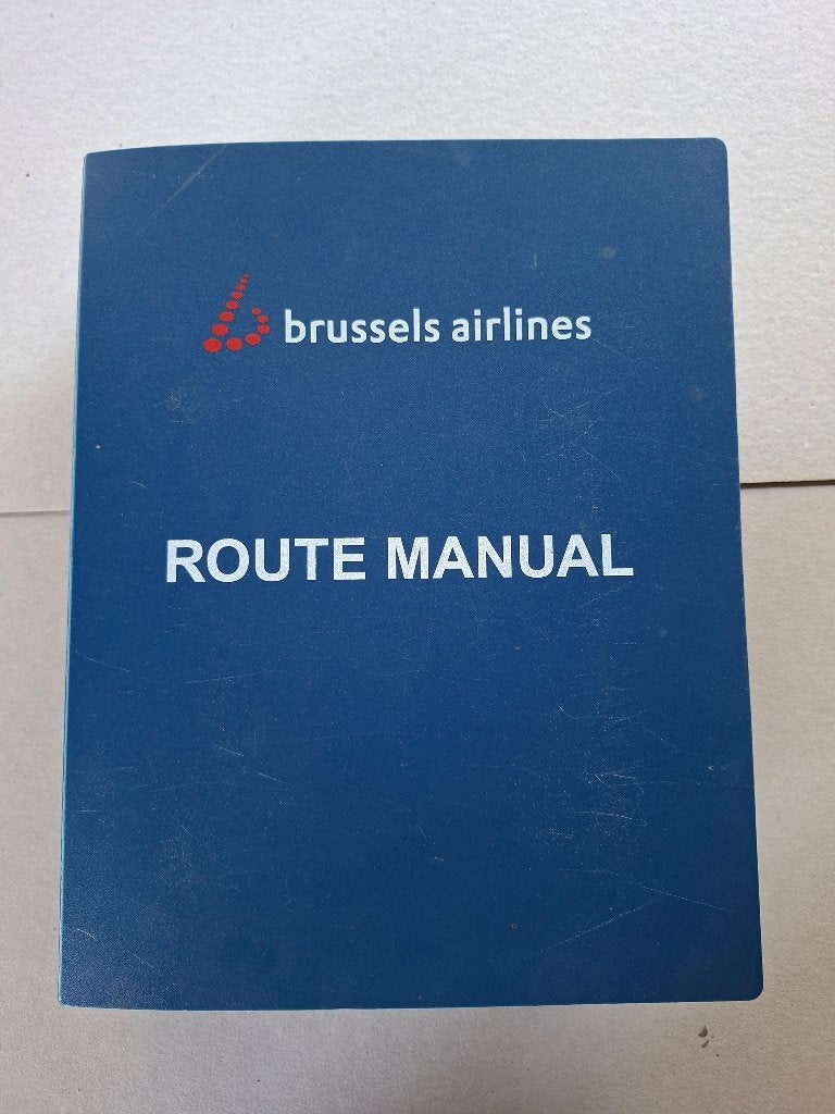 Brussels Airlines - Route Manual, Verzamelen, Ophalen of Verzenden, Gebruikt, Overige typen